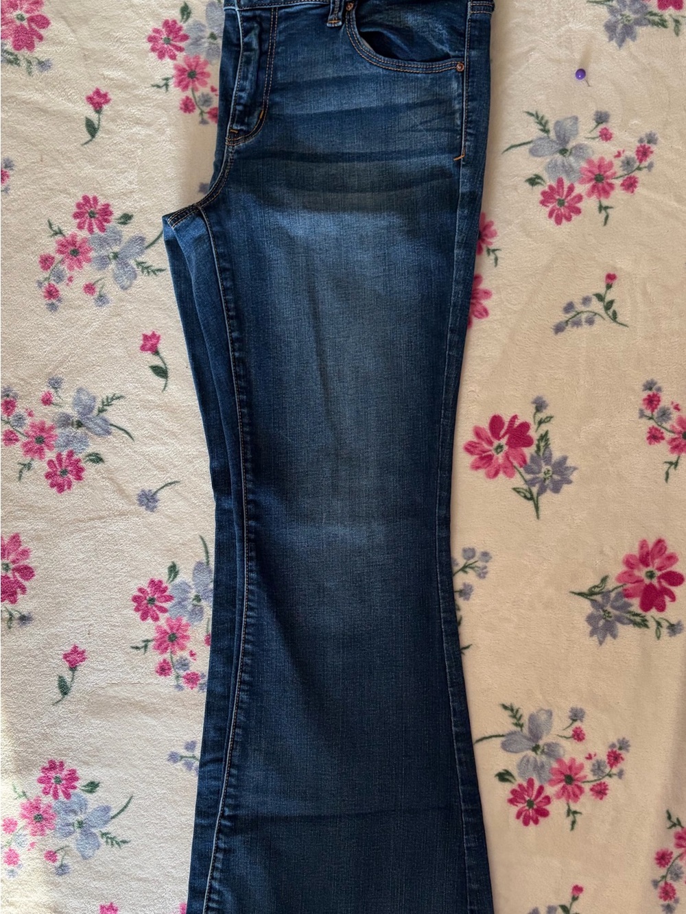 American Eagle Outfitters Dark Blue Flare Jeans